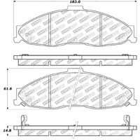 StopTech Street Select Brake Pads - Rear