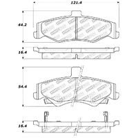 StopTech Street Select Brake Pads - Rear