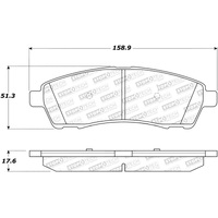 StopTech Street Select Brake Pads