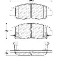 StopTech Street Select Brake Pads - Front/Rear