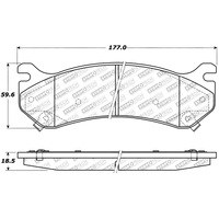 StopTech Street Select Brake Pads - Front