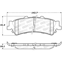 StopTech Street Select Brake Pads