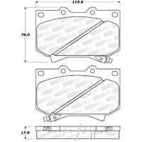 StopTech Street Select Brake Pads - Front