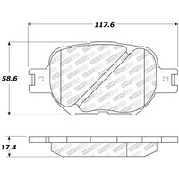 StopTech Street Select Brake Pads - Front/Rear