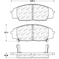 StopTech Street Select Brake Pads - Front