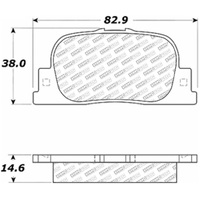 Stoptech 05-10 Scion tC Rear ST Street Select Brake Pads