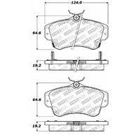 StopTech Street Select Brake Pads - Front