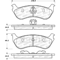 StopTech Street Select Brake Pads