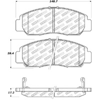 StopTech Street Select Brake Pads - Front