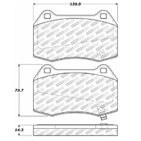 StopTech Street Select Brake Pads - Rear