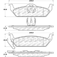 StopTech Street Select Brake Pads - Front