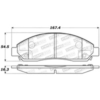 StopTech Street Select Brake Pads - Rear