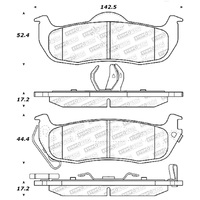 StopTech Street Select Brake Pads - Front