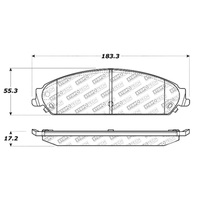 StopTech Street Select Brake Pads - Front/Rear