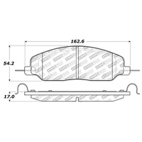 StopTech Street Select Brake Pads - Rear