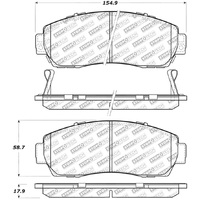 StopTech Street Select Brake Pads