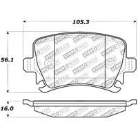 StopTech Street Select Brake Pads - Rear