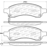 StopTech Street Select Brake Pads - Rear