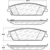 StopTech Street Select Brake Pads