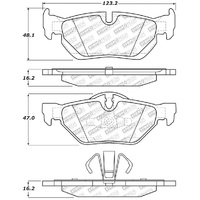 StopTech Street Select Brake Pads - Front