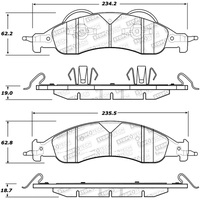 StopTech Street Select Brake Pads