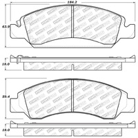 StopTech Street Select Brake Pads - Front/Rear