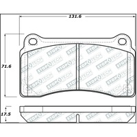 StopTech Street Select 09-18 Nissan GT-R Rear Brake Pads