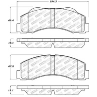 StopTech Street Select Brake Pads - Front/Rear