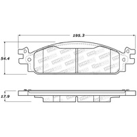 StopTech Street Select Brake Pads - Front