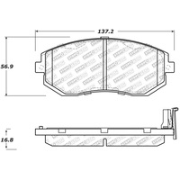 StopTech Street Select Brake Pads - Front