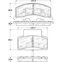 StopTech Street Brake Pads