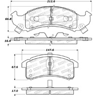 StopTech Street Brake Pads - Front