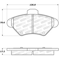 StopTech Street Brake Pads - Front