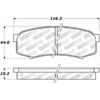 StopTech Street Brake Pads - Rear