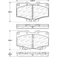 StopTech Street Brake Pads - Front