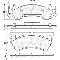 StopTech Street Brake Pads - Rear