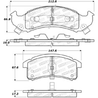 StopTech Street Brake Pads - Front