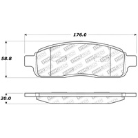 StopTech Street Touring 04-08 Ford F-150 / Lincoln Mark LT Front Brake Pads