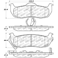 StopTech Street Touring 04-15 Nissan Titan Rear Brake Pads