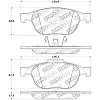 StopTech Street Touring 04-09 Mazda 3 Front Brake Pads