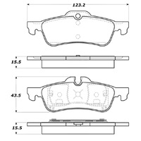 StopTech Street Touring 02-06 Mini Rear Brake Pads