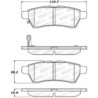 StopTech 05-18 Nissan Frontier Street Performance Rear Brake Pads