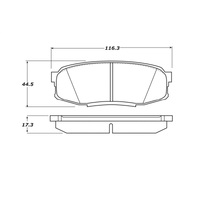 StopTech 07-17 Toyota Tundra Street Performance Rear Brake Pads