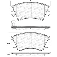 StopTech Street Brake Pads - Rear