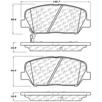 StopTech 11-15 Kia Optima Street Street Touring Front Brake Pads