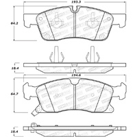 StopTech Street Brake Pads - Front