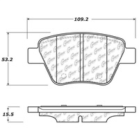 StopTech Street Touring Volkswagen Rear Brake Pads