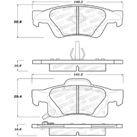 StopTech Street Brake Pads - Rear