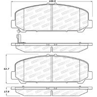 StopTech Street Brake Pads - Front