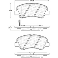 StopTech Street Brake Pads - Rear